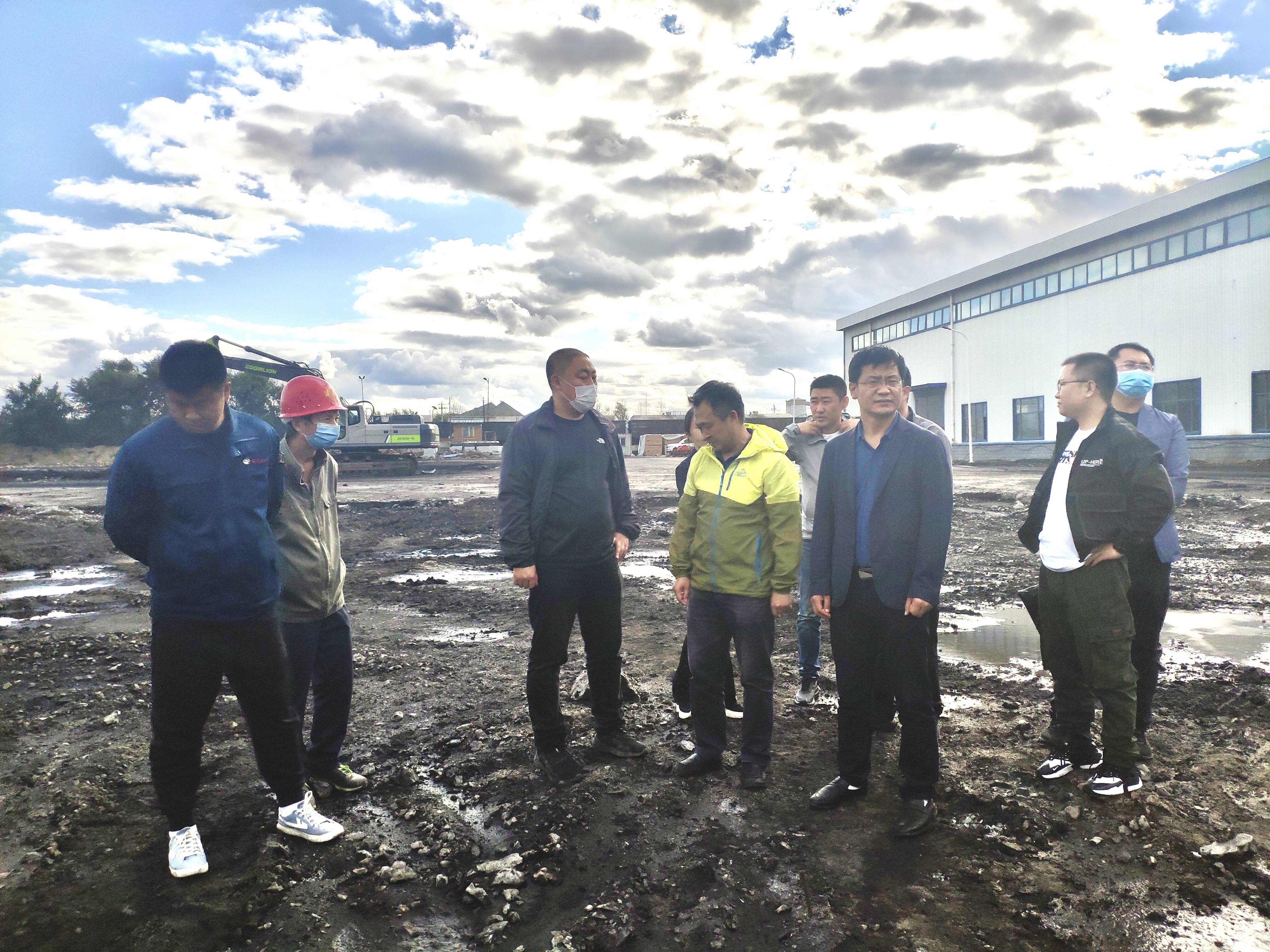市百大项目服务专班莅临公司调研(图1)