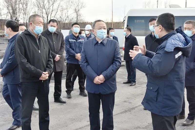 3月23日市委书记、市人大常委会主任王文力一行莅临公司调研企业发展情况(图1)